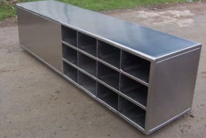 E Type Cross Over Bench With Shoe Rack