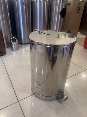FOOT OPERATED SS DUST BIN