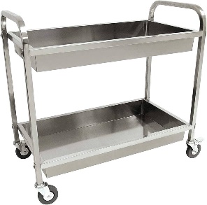 SS 2 TIER TROLLEY