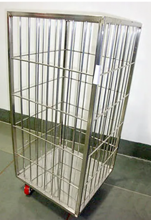 SS Used Garment Trolley