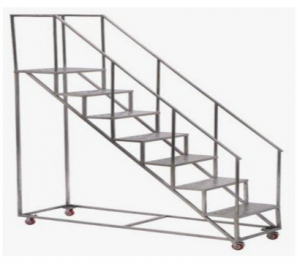 SS Working Platform W/H LADDER